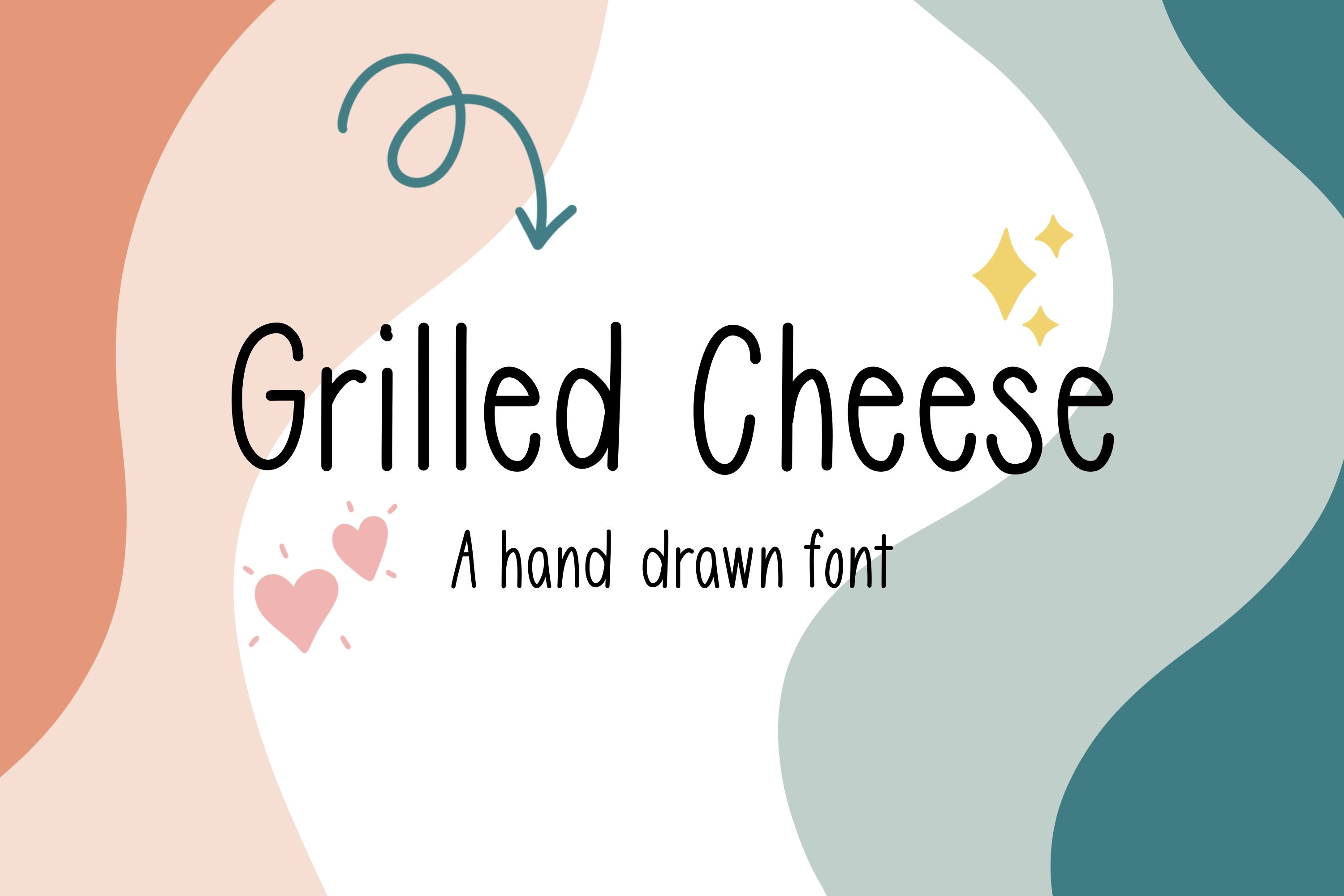 Grilled Cheese Handwriting Font cover image.