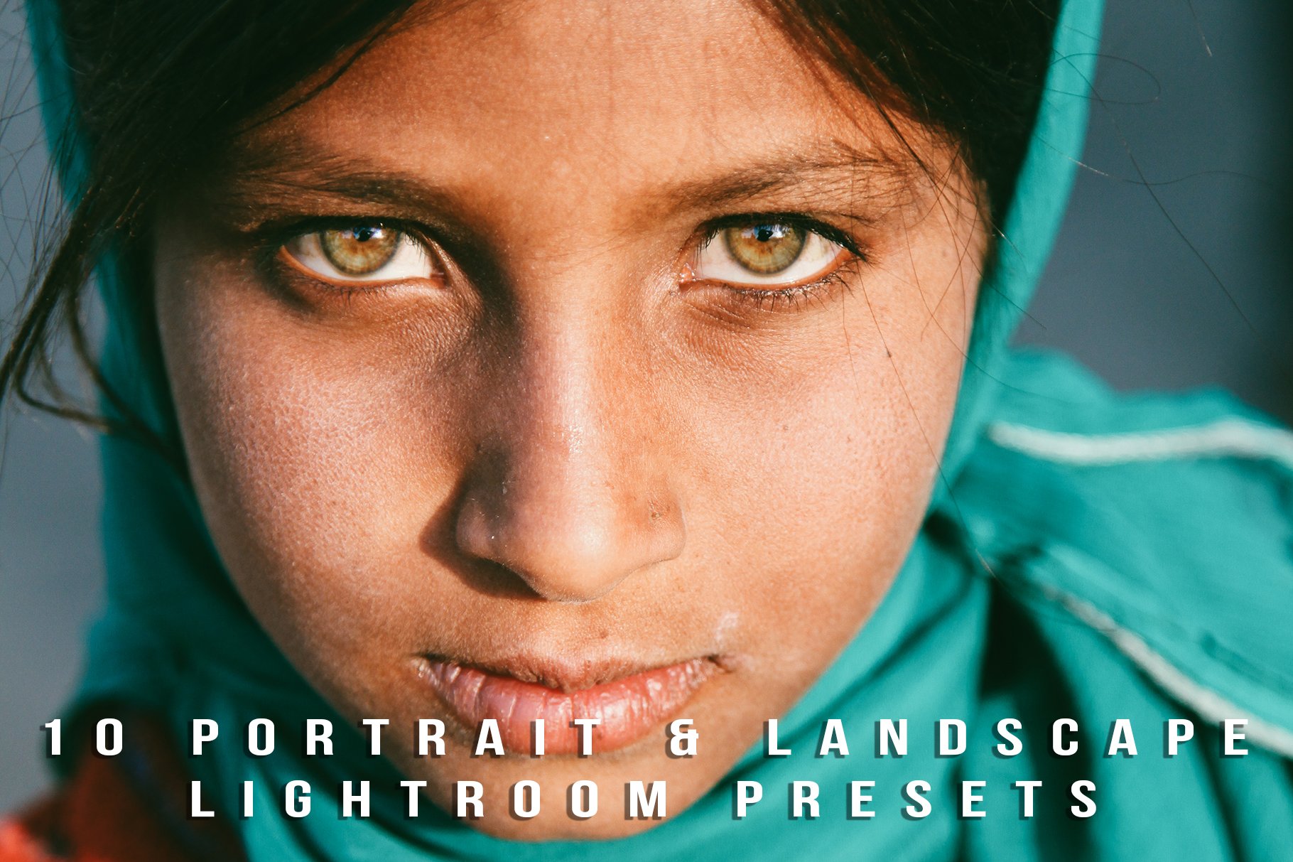 10 Portrait & Landscape  presets.cover image.