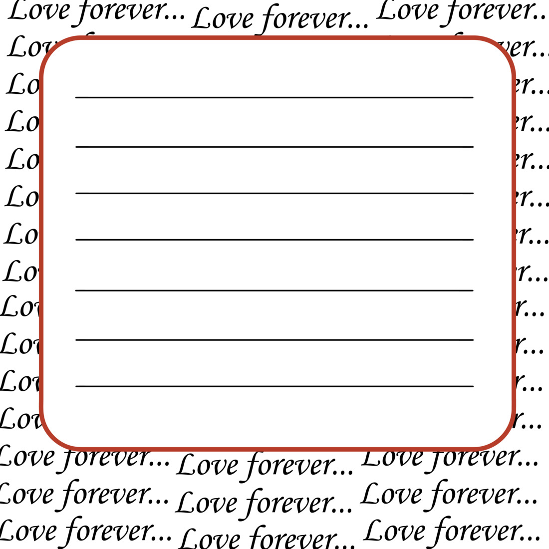Love forever preview image.