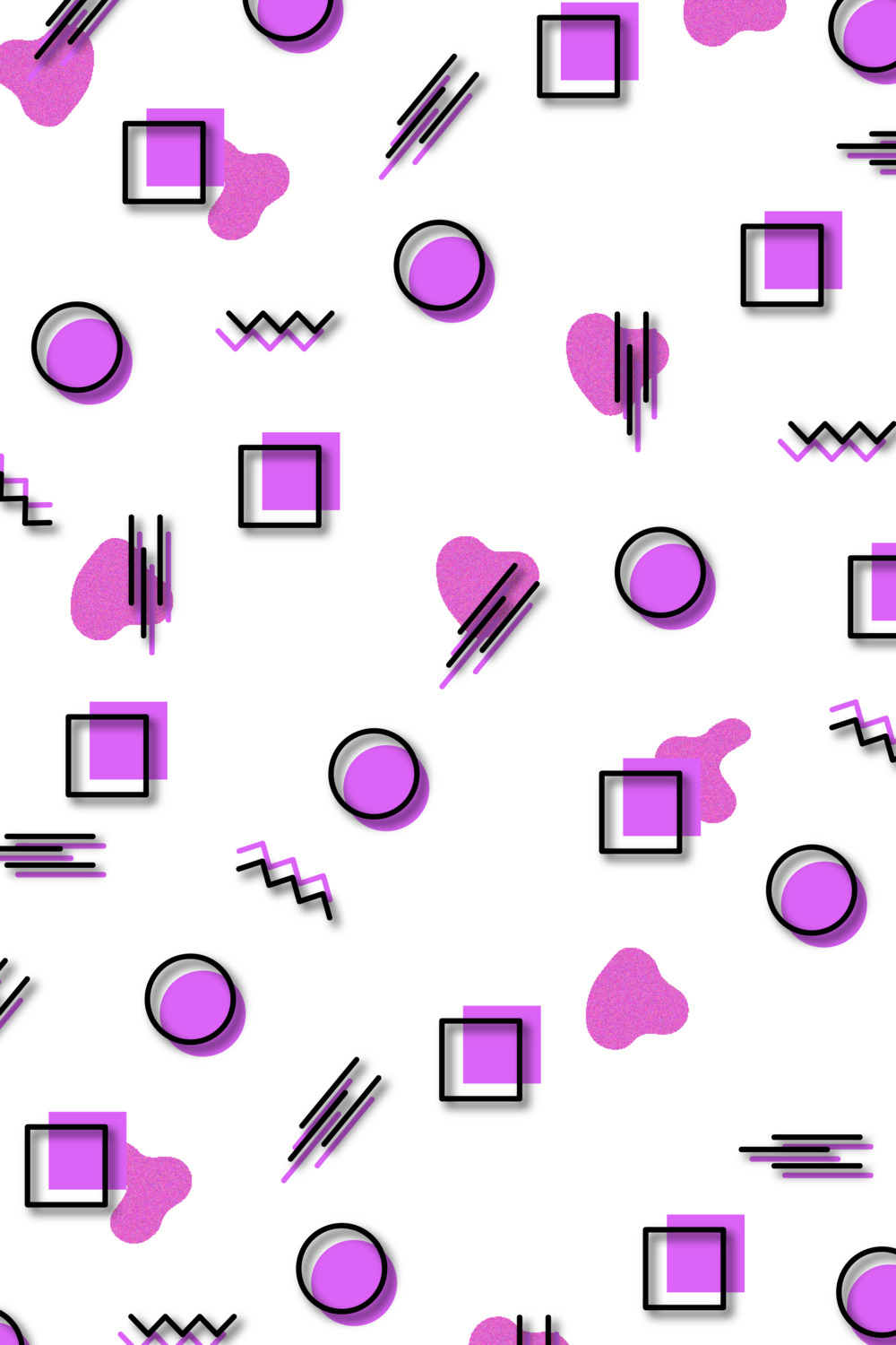 Shapes pinterest preview image.