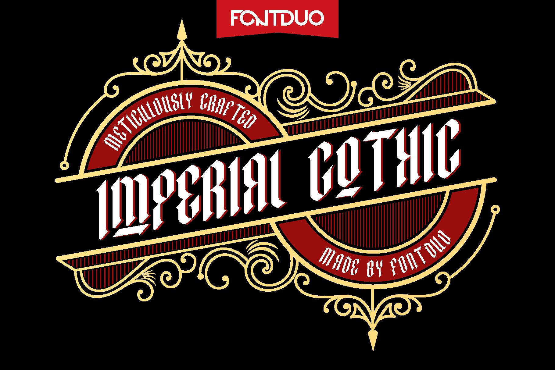 Imperial Gothic Font cover image.