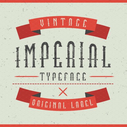 Imperial label typeface cover image.