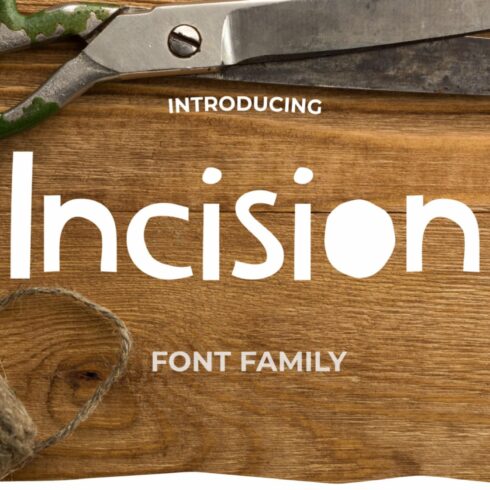 Incision Cutout Typeface cover image.