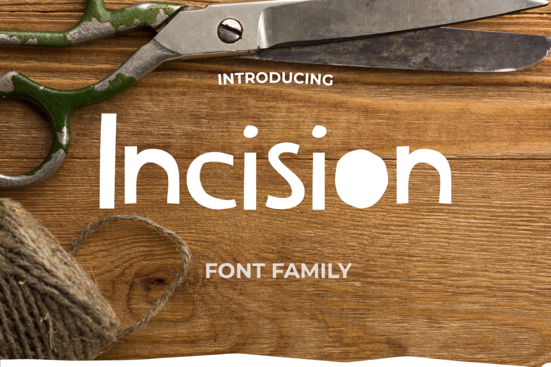 Incision Cutout Typeface cover image.