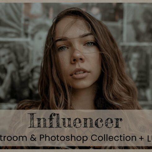 Influencer Photoshop Actions Filterscover image.