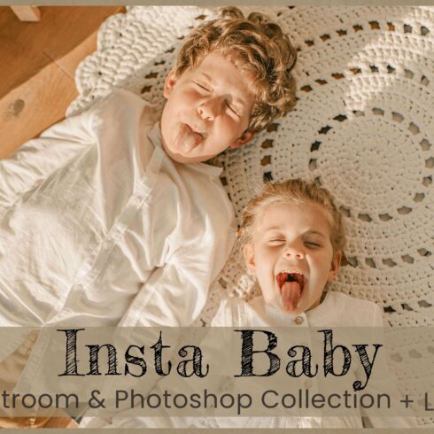 Insta Baby Photoshop Actions Filterscover image.