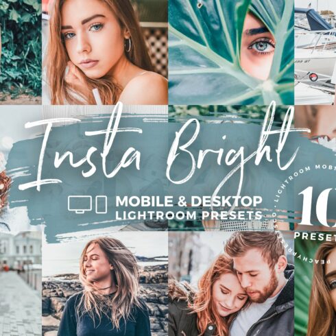 10 Insta Bright Mobile Presetscover image.