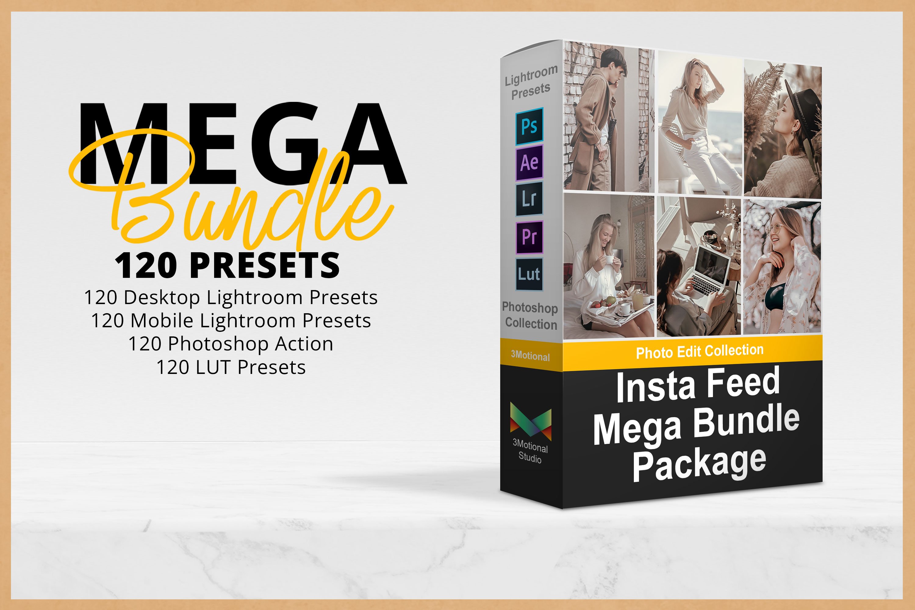 Best Lightroom presets bundlecover image.