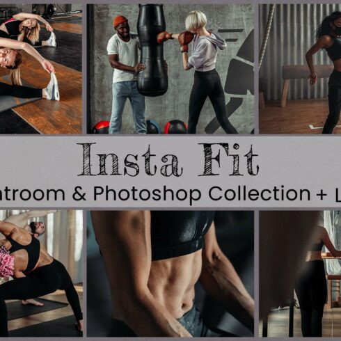 Insta Fit Lightroom Photoshop LUTscover image.