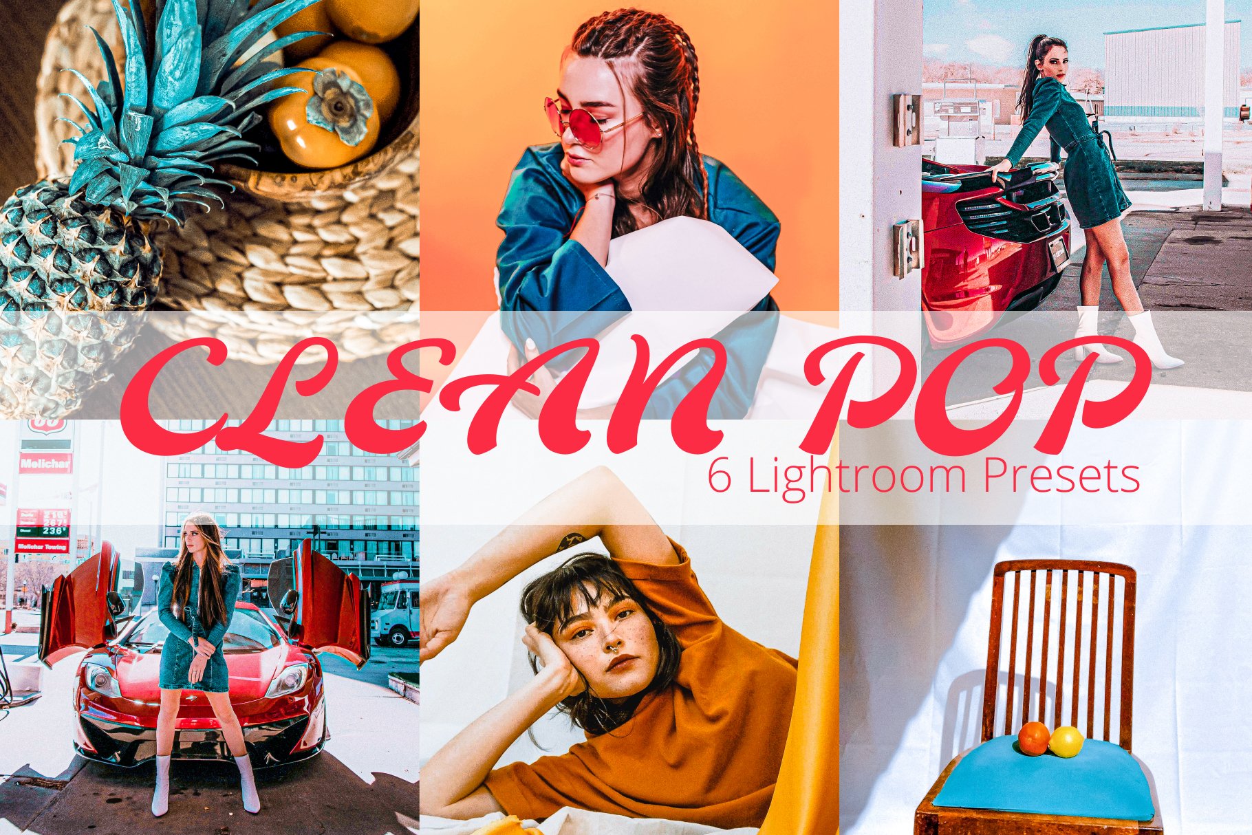 Clean Pop - Lightroom Preset Packcover image.