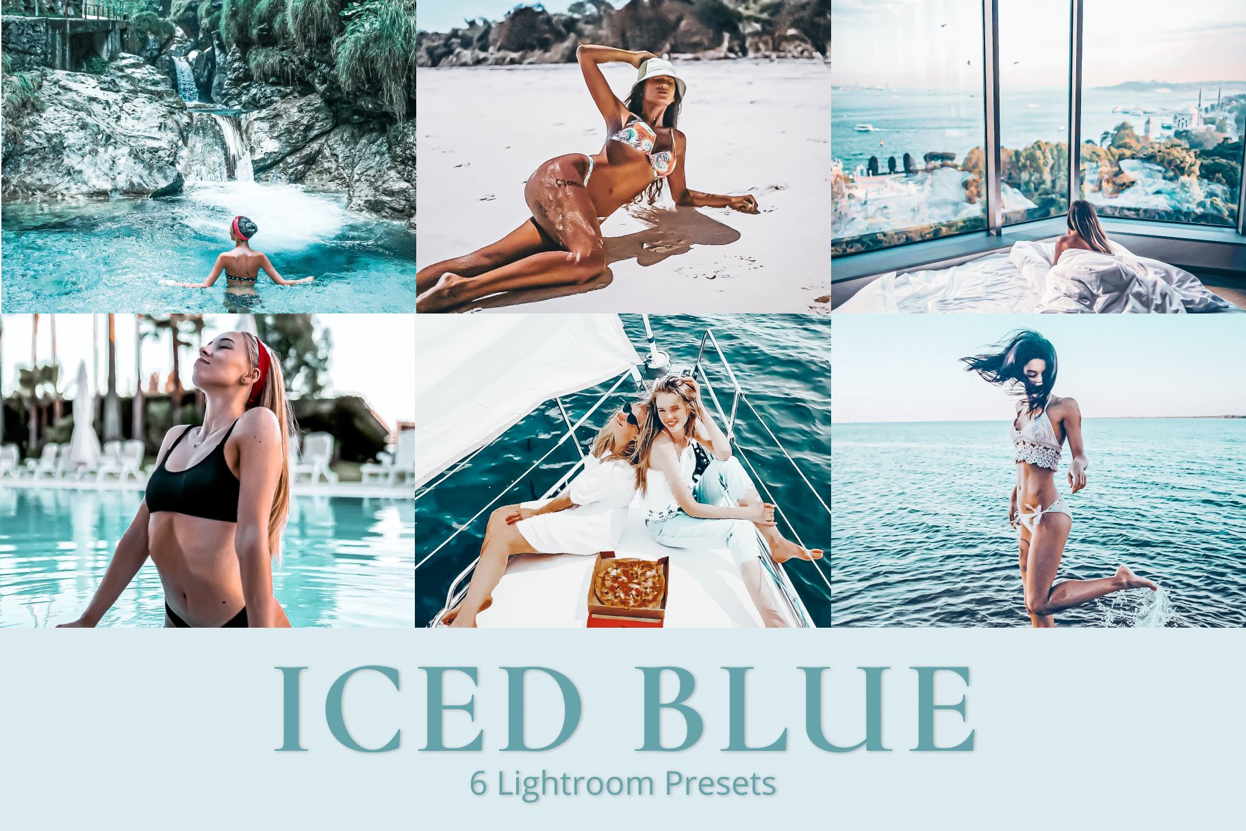 Iced Blue - Lightroom Preset Packcover image.