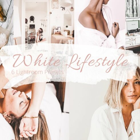 White Lifestyle Presets Lightroom Lrcover image.