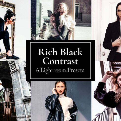 Rich Black Contrast Preset Lightroomcover image.