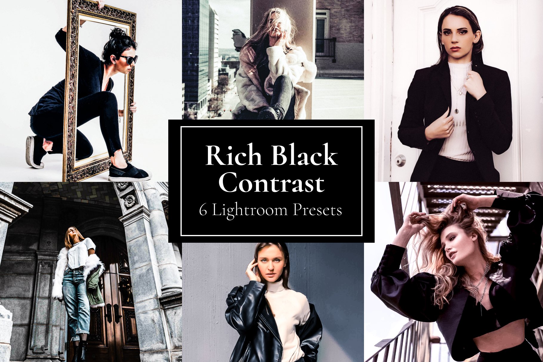 Rich Black Contrast Preset Lightroomcover image.