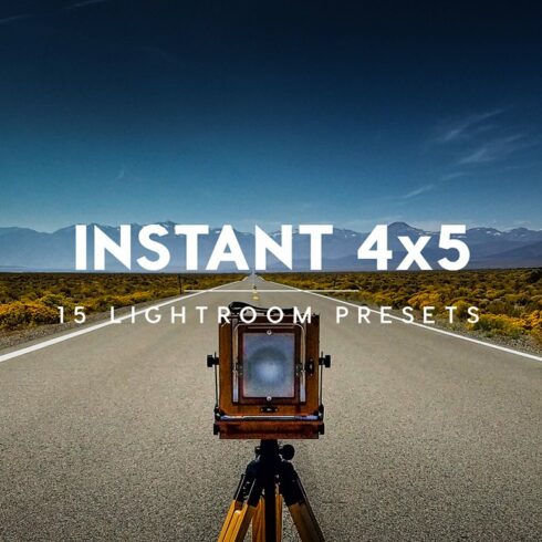 Instant 4x5 Lightroom Presetscover image.