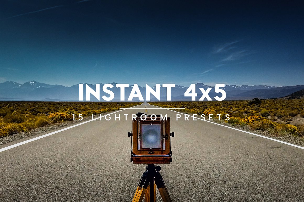 Instant 4x5 Lightroom Presetscover image.