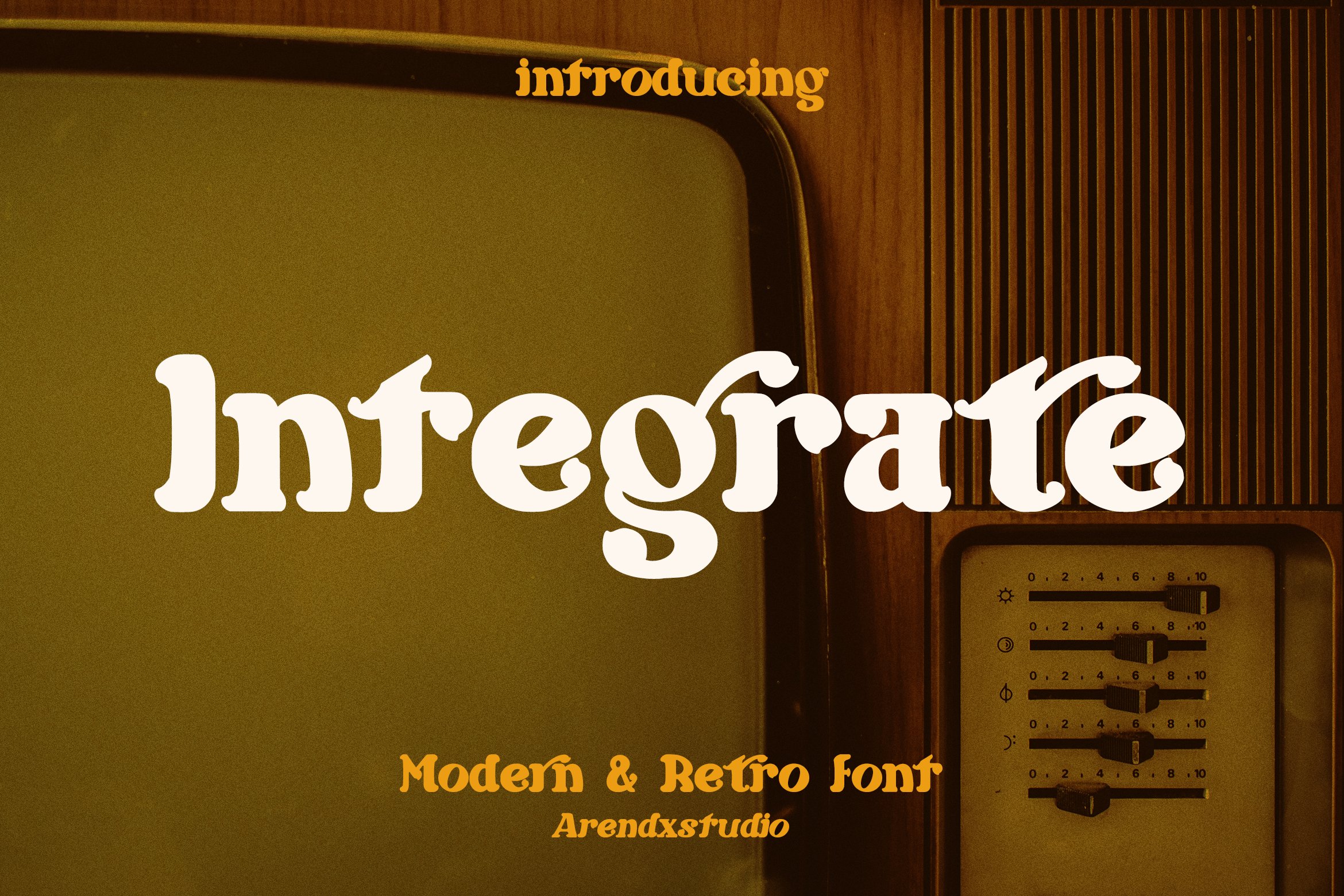 Integrate - Modern & Retro Font cover image.