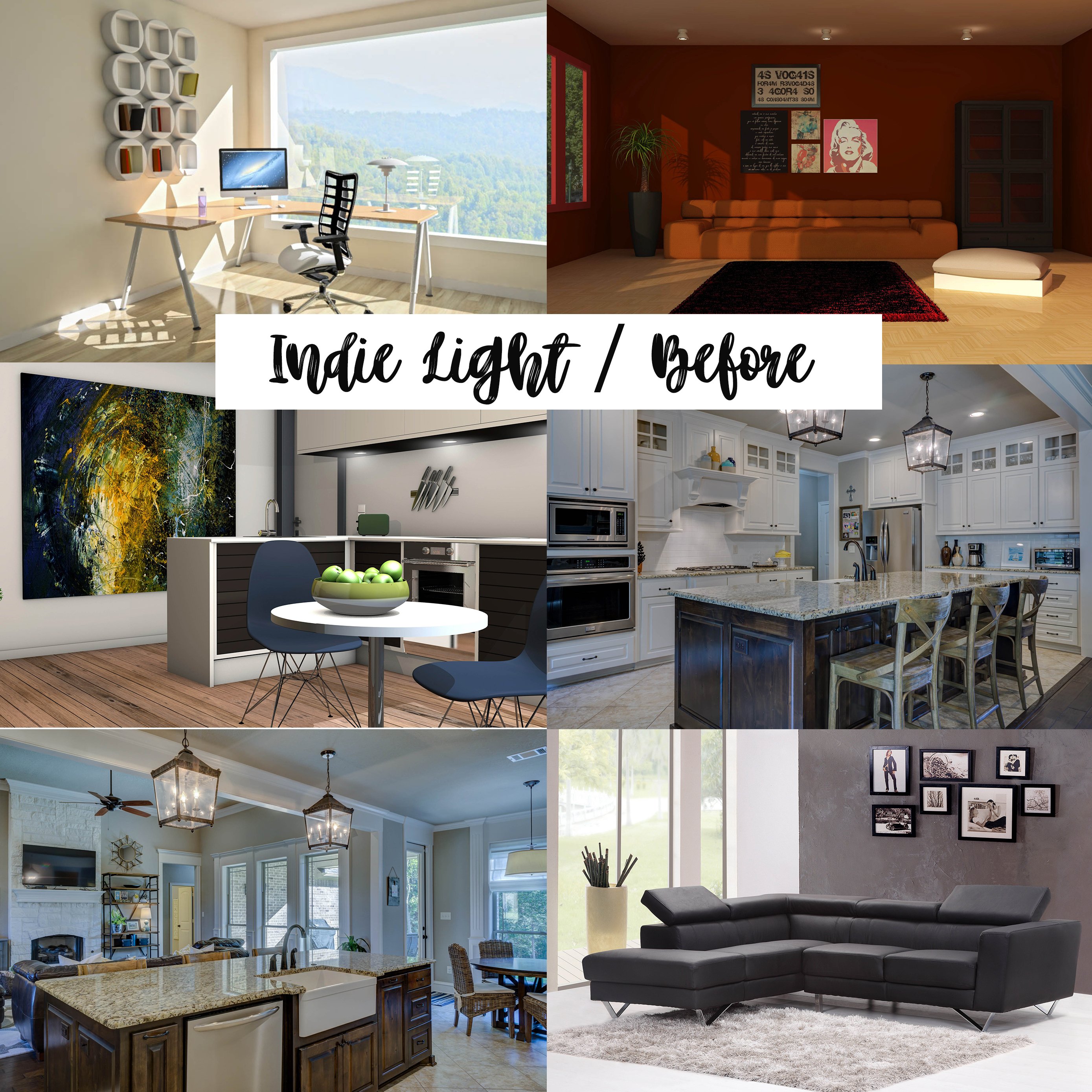 interior lightroom and photoshop presets by pixelspic indie light before 617