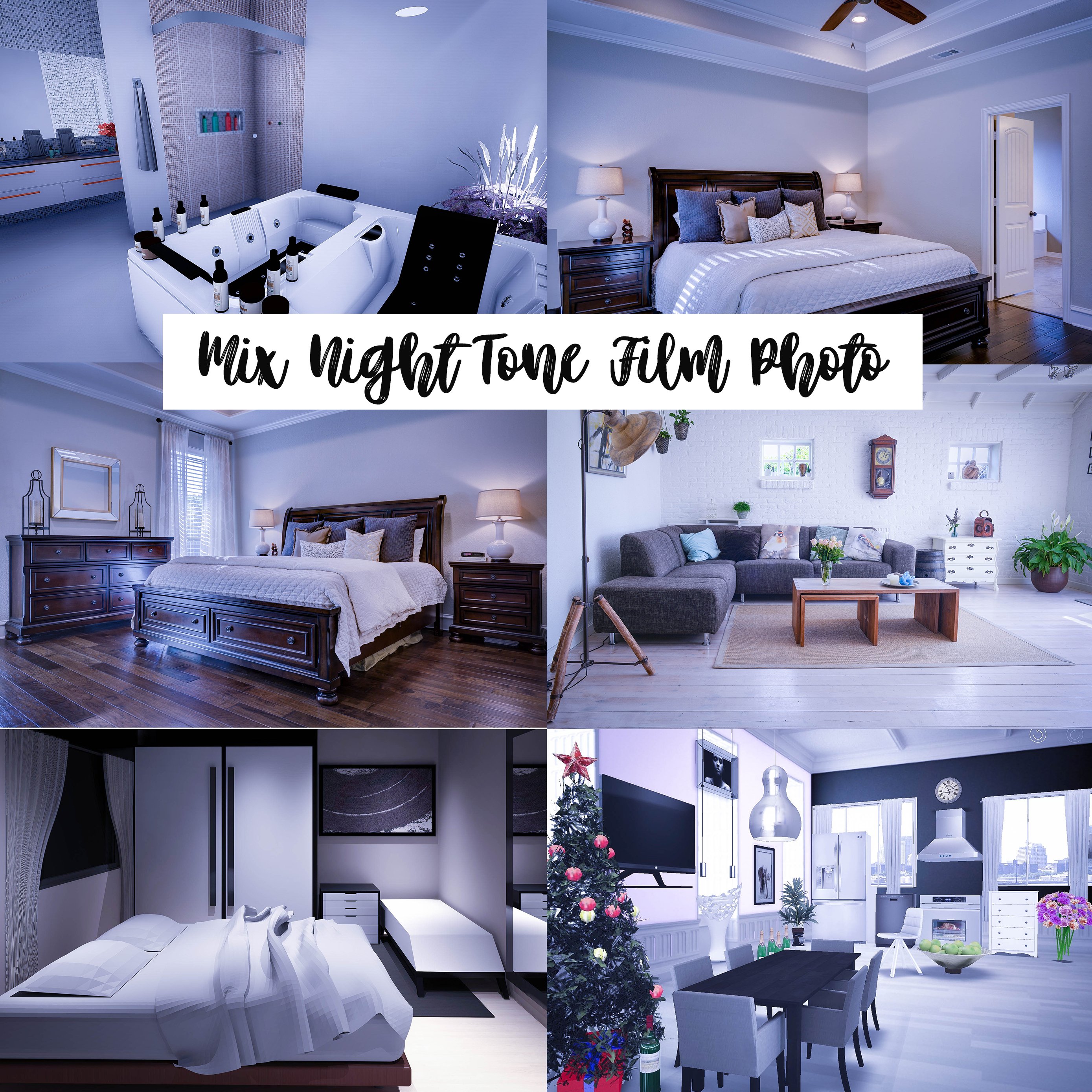 interior lightroom and photoshop presets by pixelspic mix night tone film photo after 120