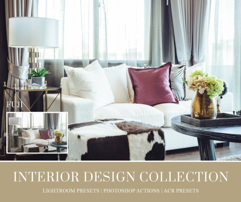 Interior Design Lightroom presets MasterBundles