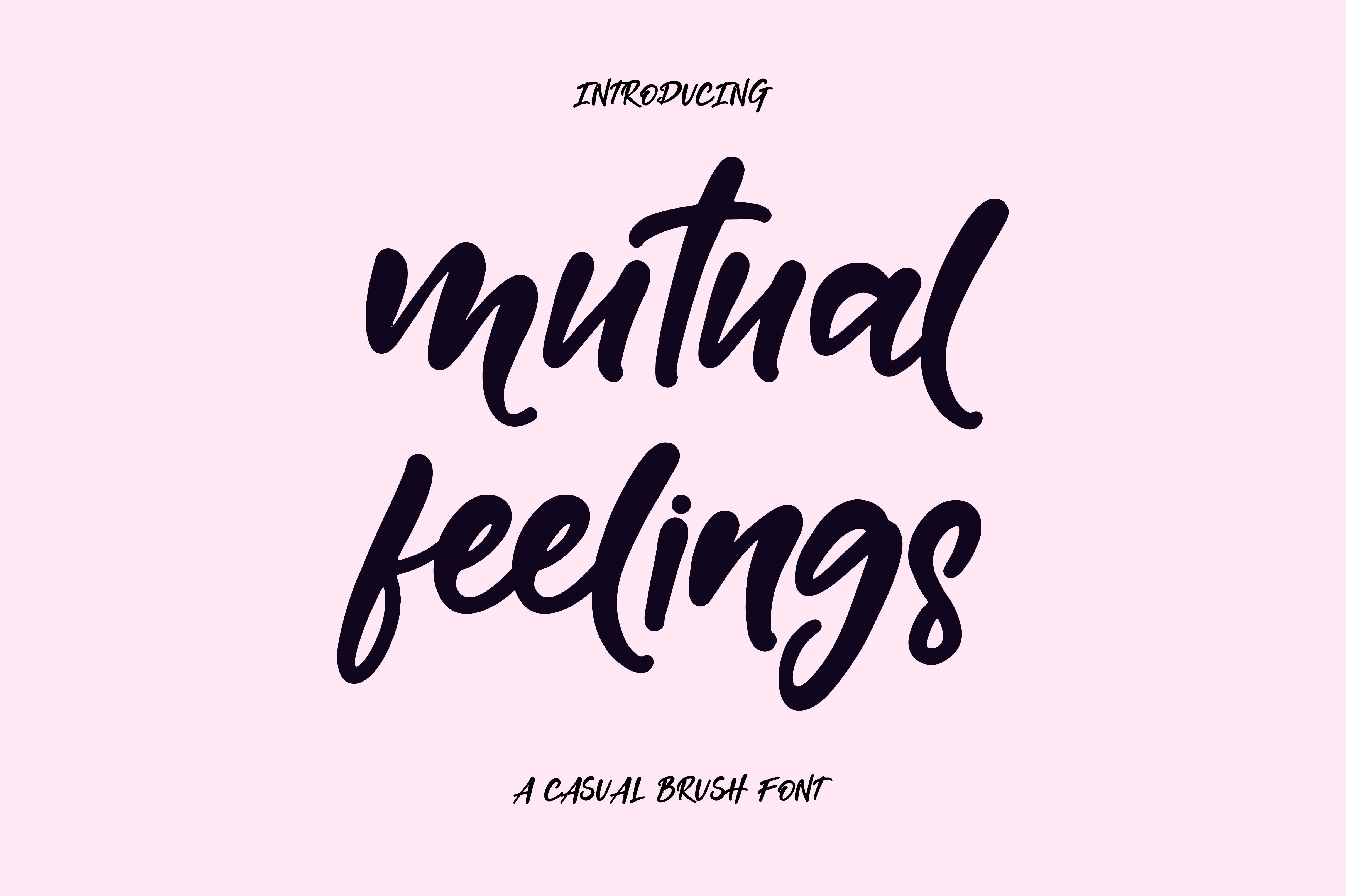 Mutual Feelings Font cover image.