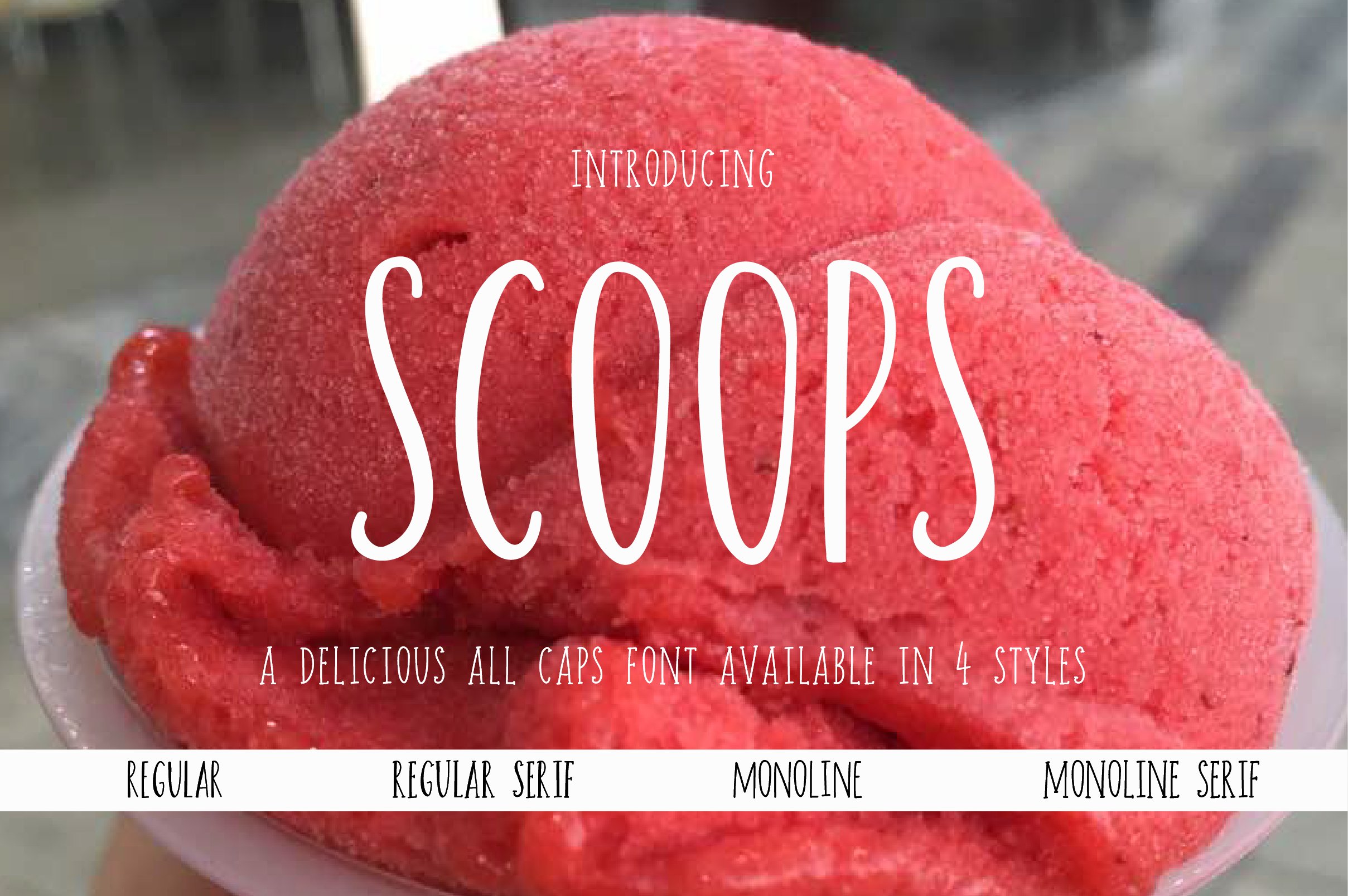 Scoops Font cover image.