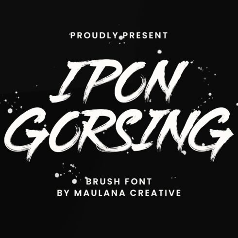 Ipon Gorsing Brush Font cover image.