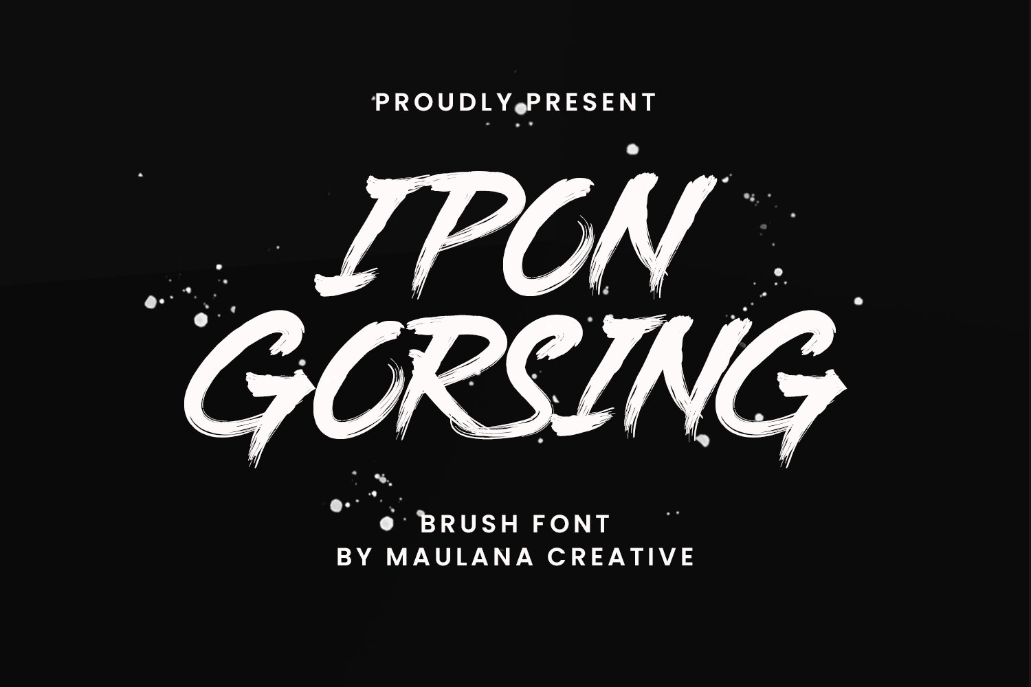 Ipon Gorsing Brush Font cover image.