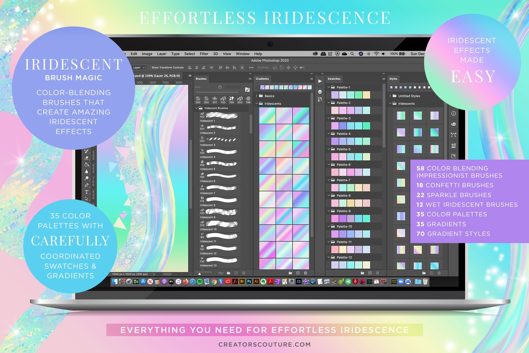 Iridescent & Holographic Brush Magicpreview image.