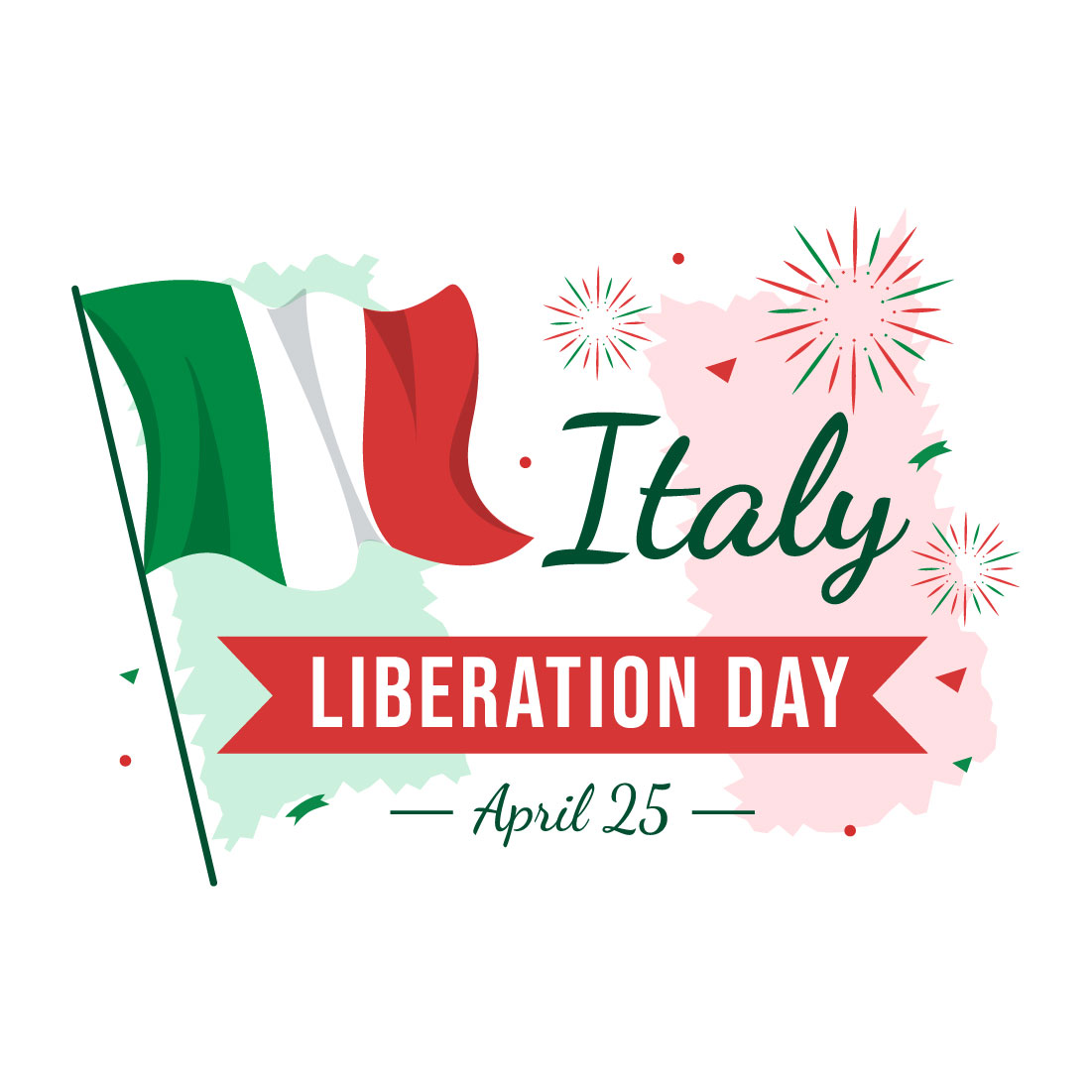 16 Italy Liberation Day Illustration preview image.