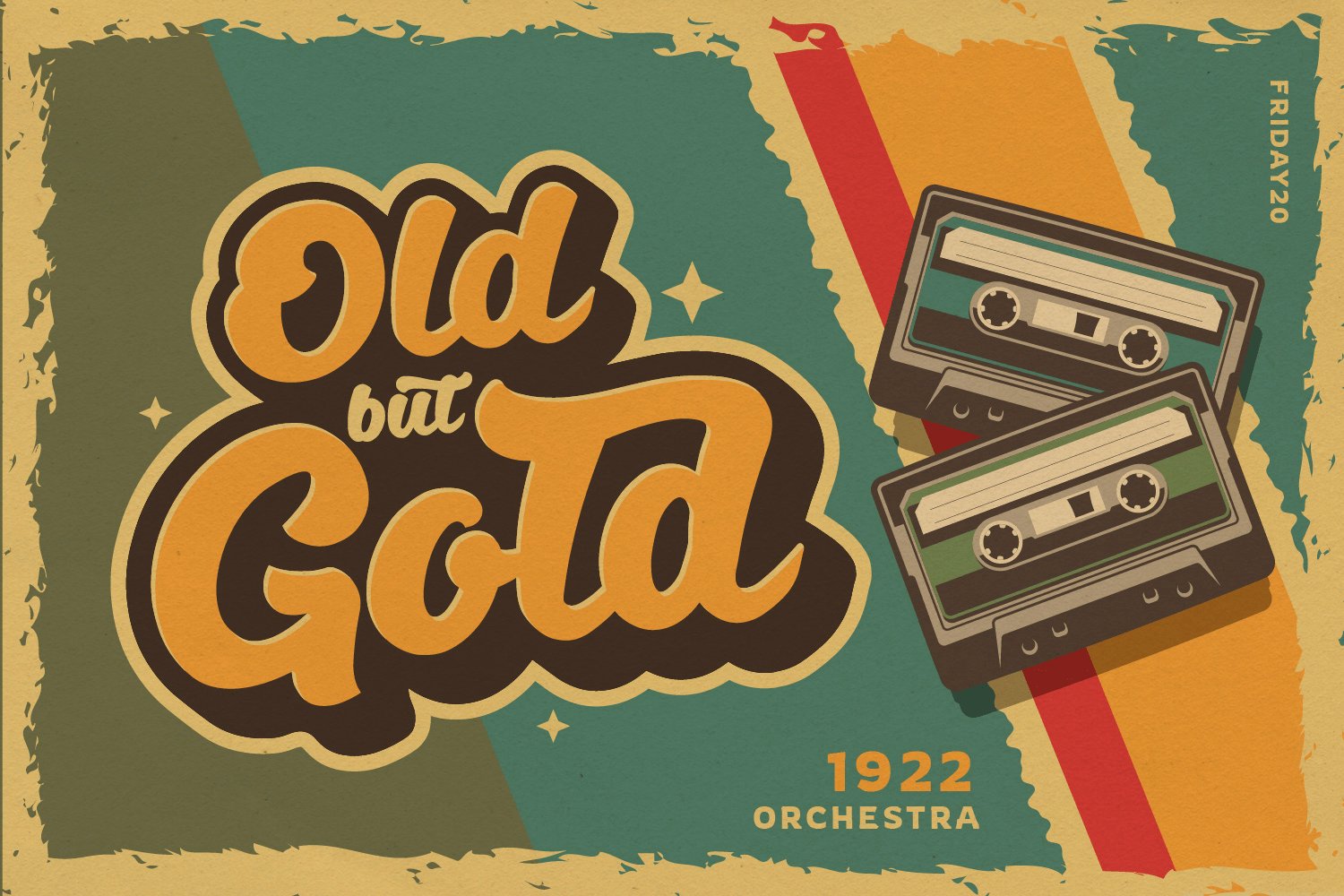 Andala - Groovy Retro Font preview image.