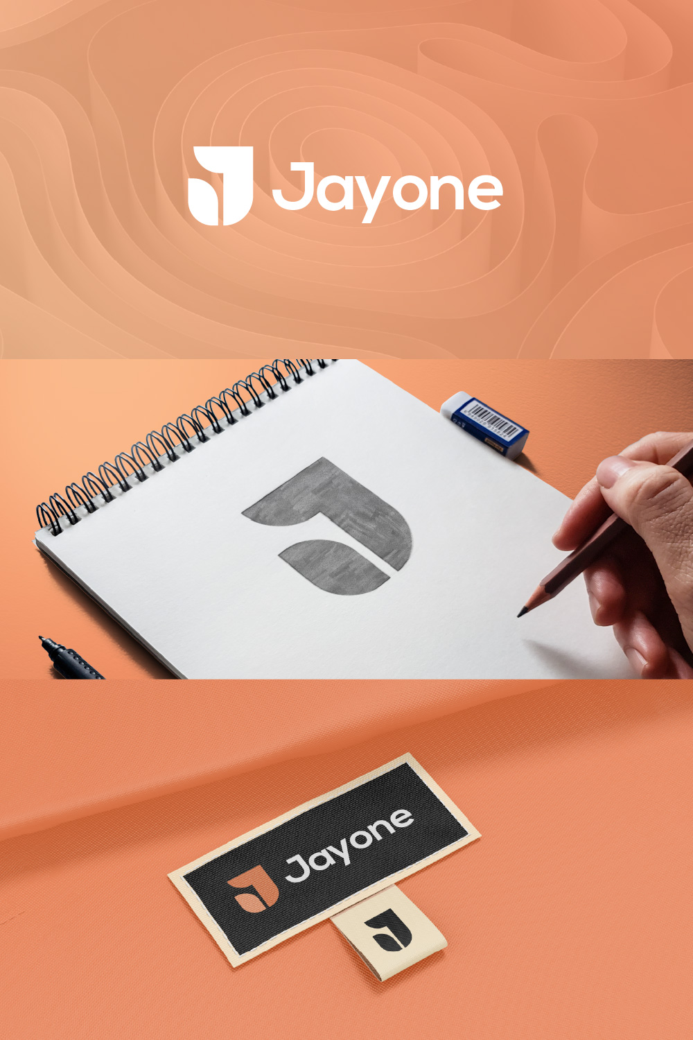 J1 letter mark monogram logo design template pinterest preview image.