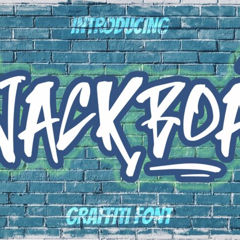 JACKBOA - Graffiti Style Font cover image.