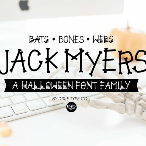 JACK MYERS Halloween Font Family cover image.