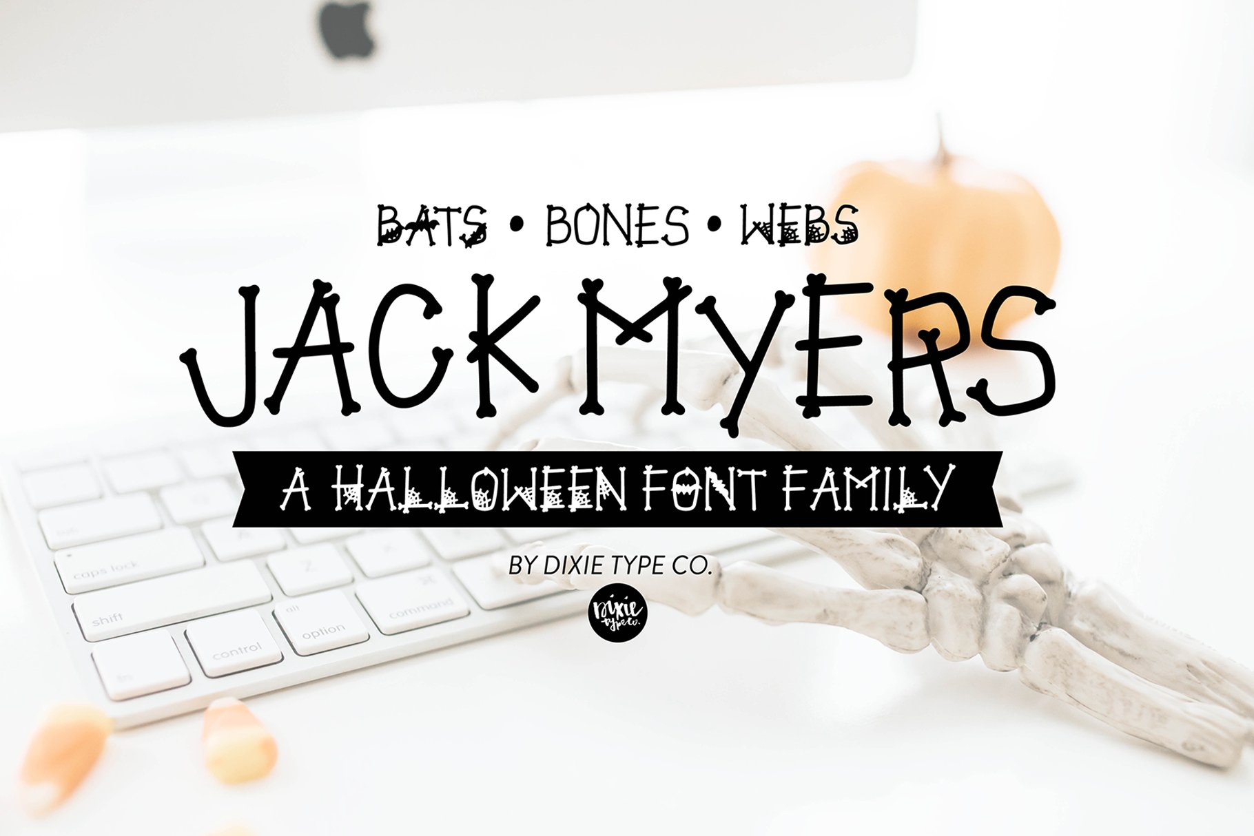 JACK MYERS Halloween Font Family cover image.