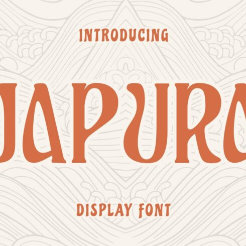 Japura - Display Fontcover image.