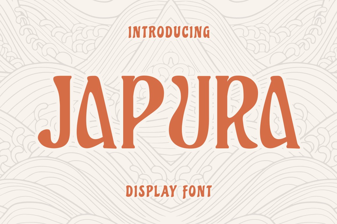 Japura - Display Fontcover image.