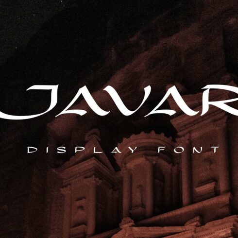 Javar - Display Font cover image.