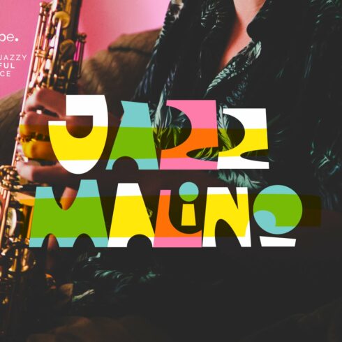 Jazz Malino Playful Font cover image.