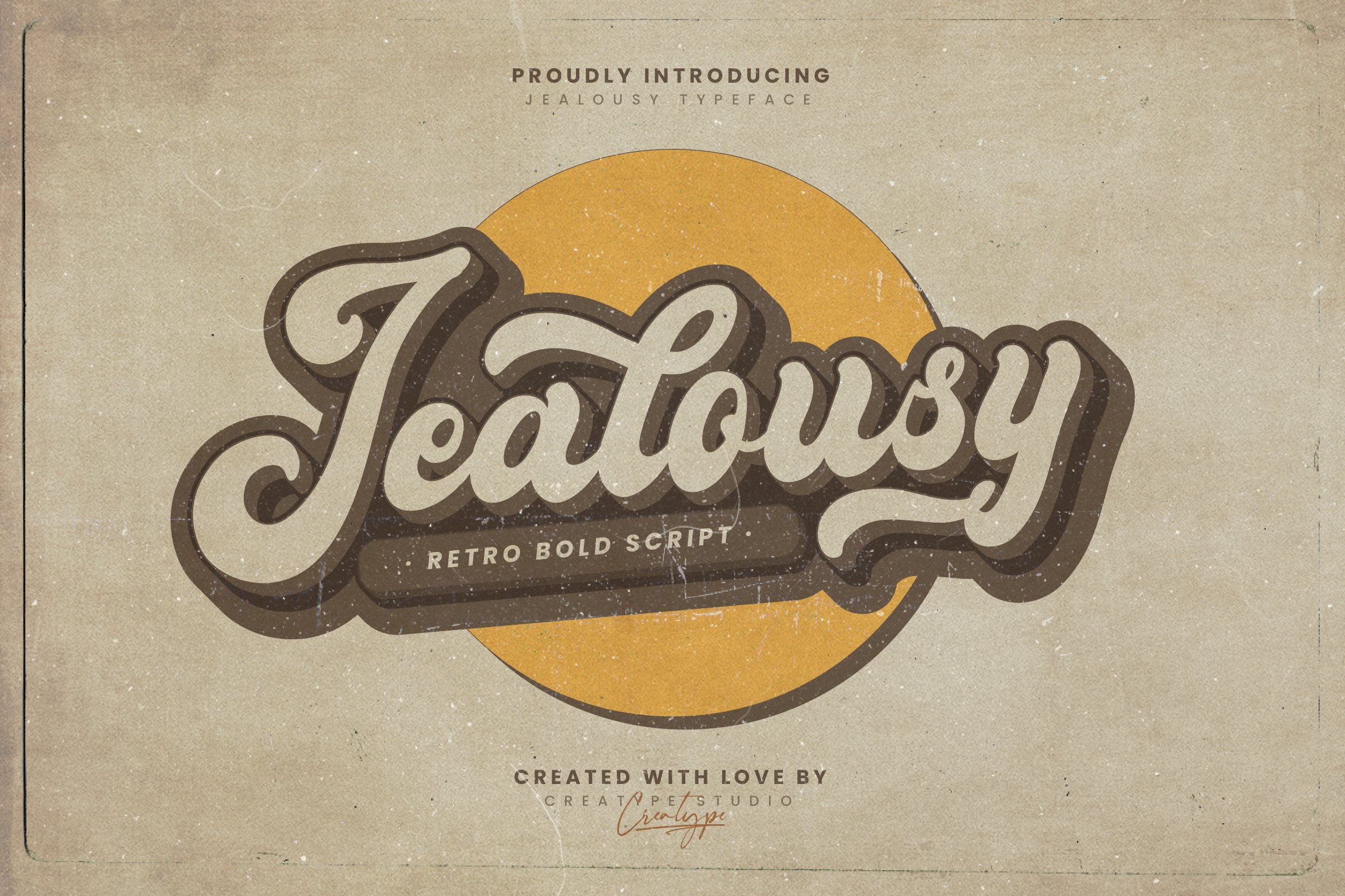 Jealousy Retro Bold Script cover image.