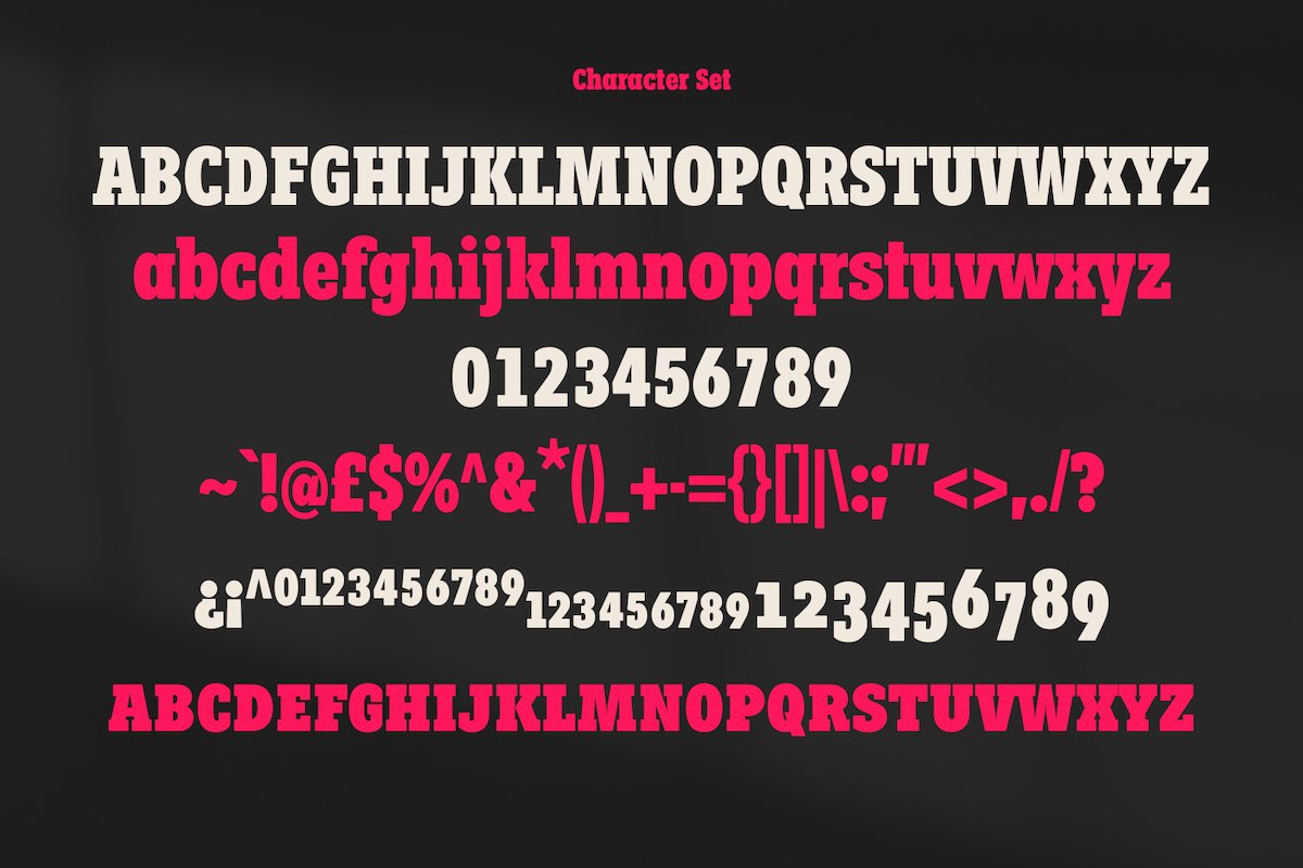 jeffjak retro slab serif font 8 46