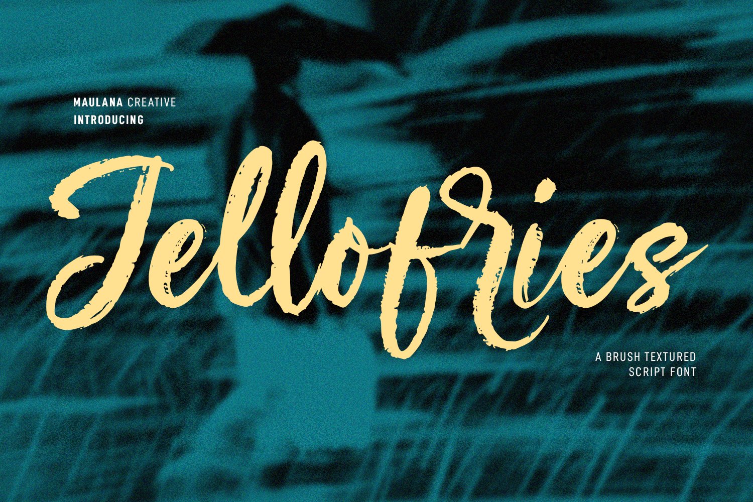 Jellofries Brush Script Font cover image.