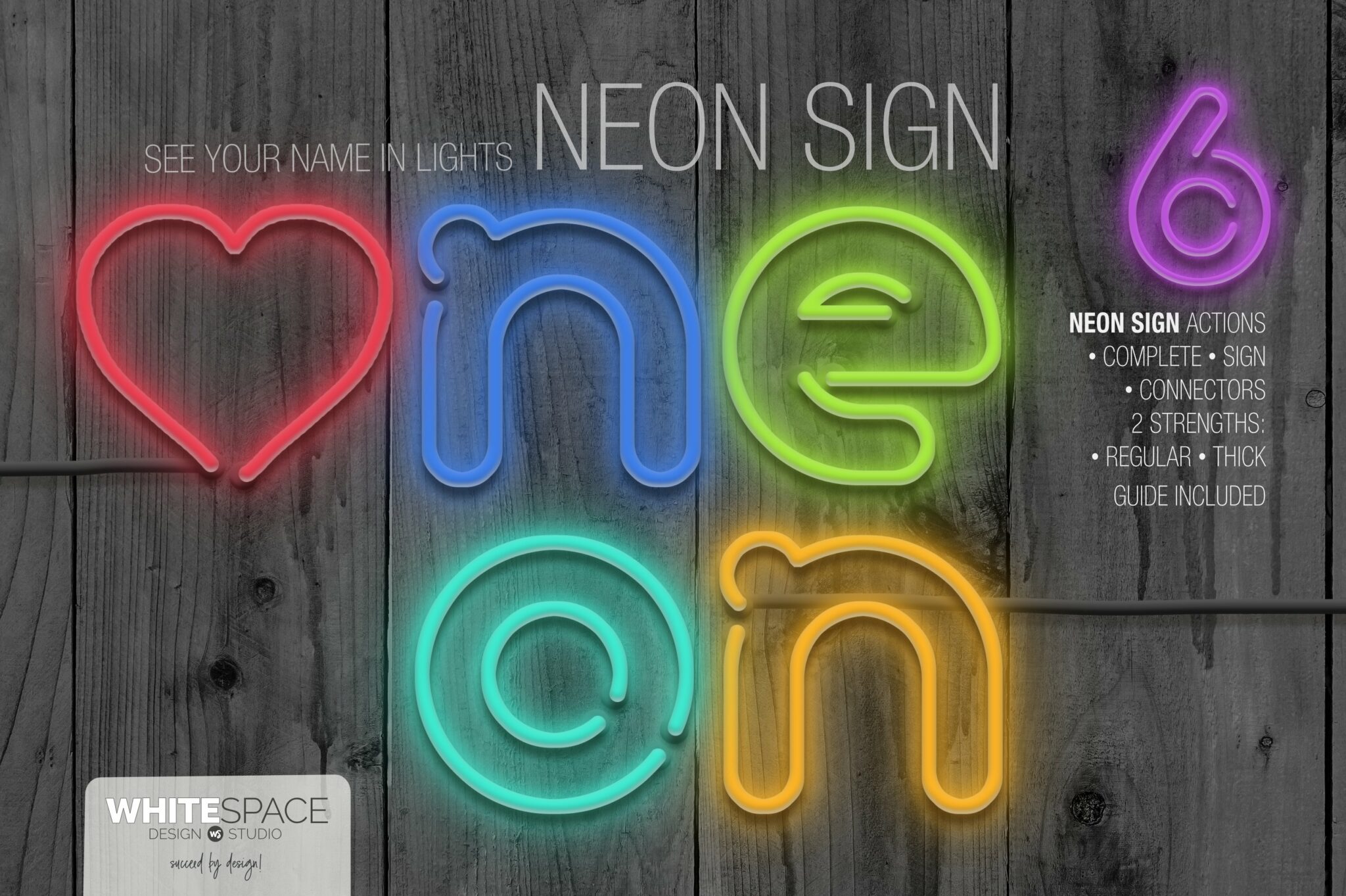 Neon Bundle. Sign Neon Sign Actions – MasterBundles