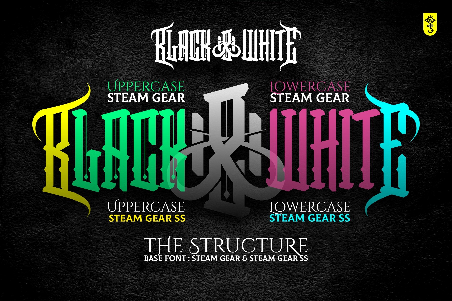 Steam Gear (Duo Font) SS cover image.