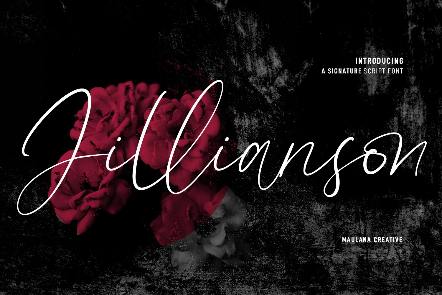 Jillianson Fancy Signature Font cover image.