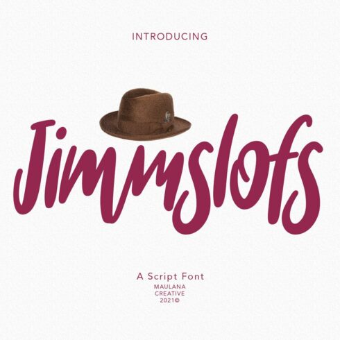 Jimmslofs Script Font cover image.