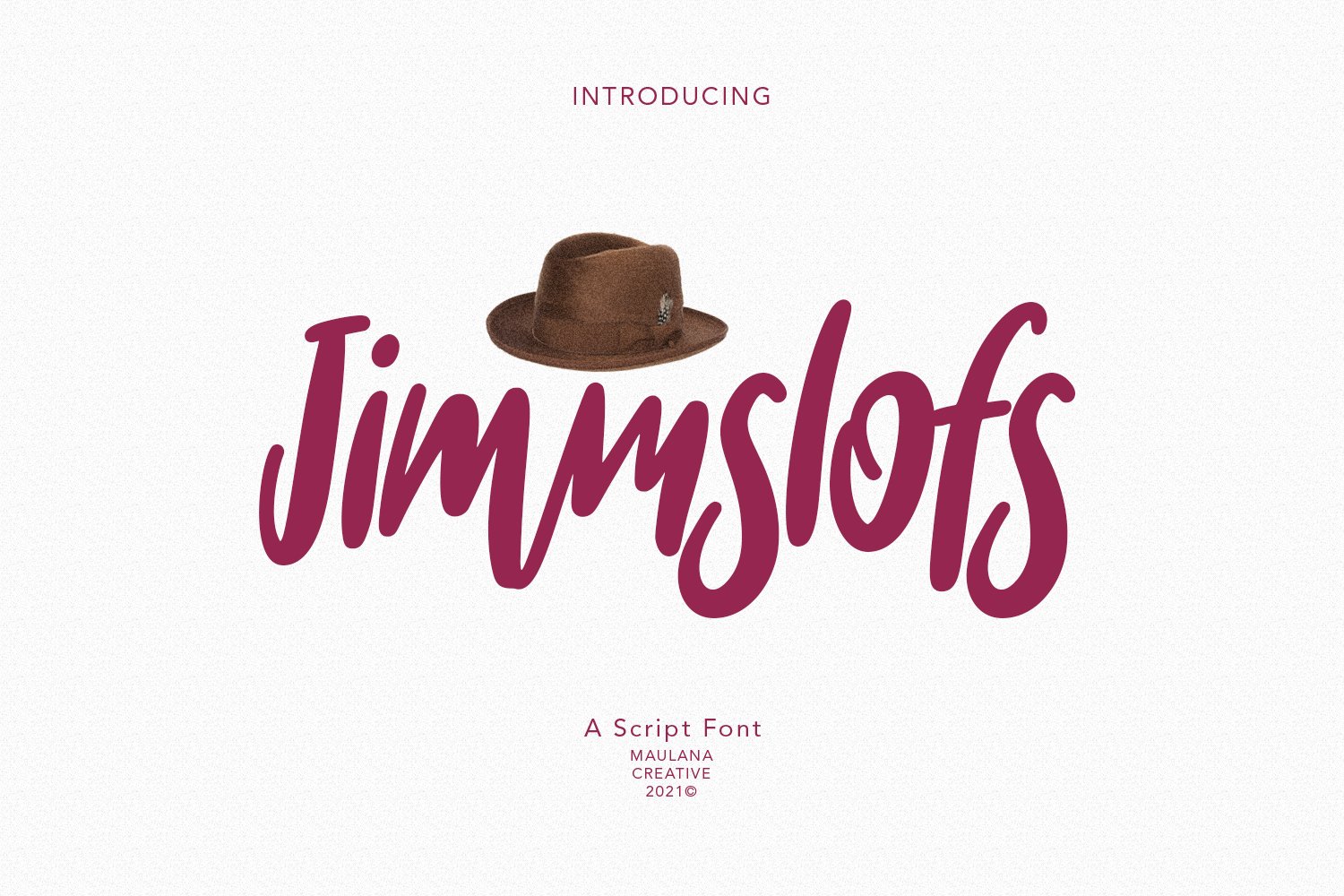 Jimmslofs Script Font cover image.