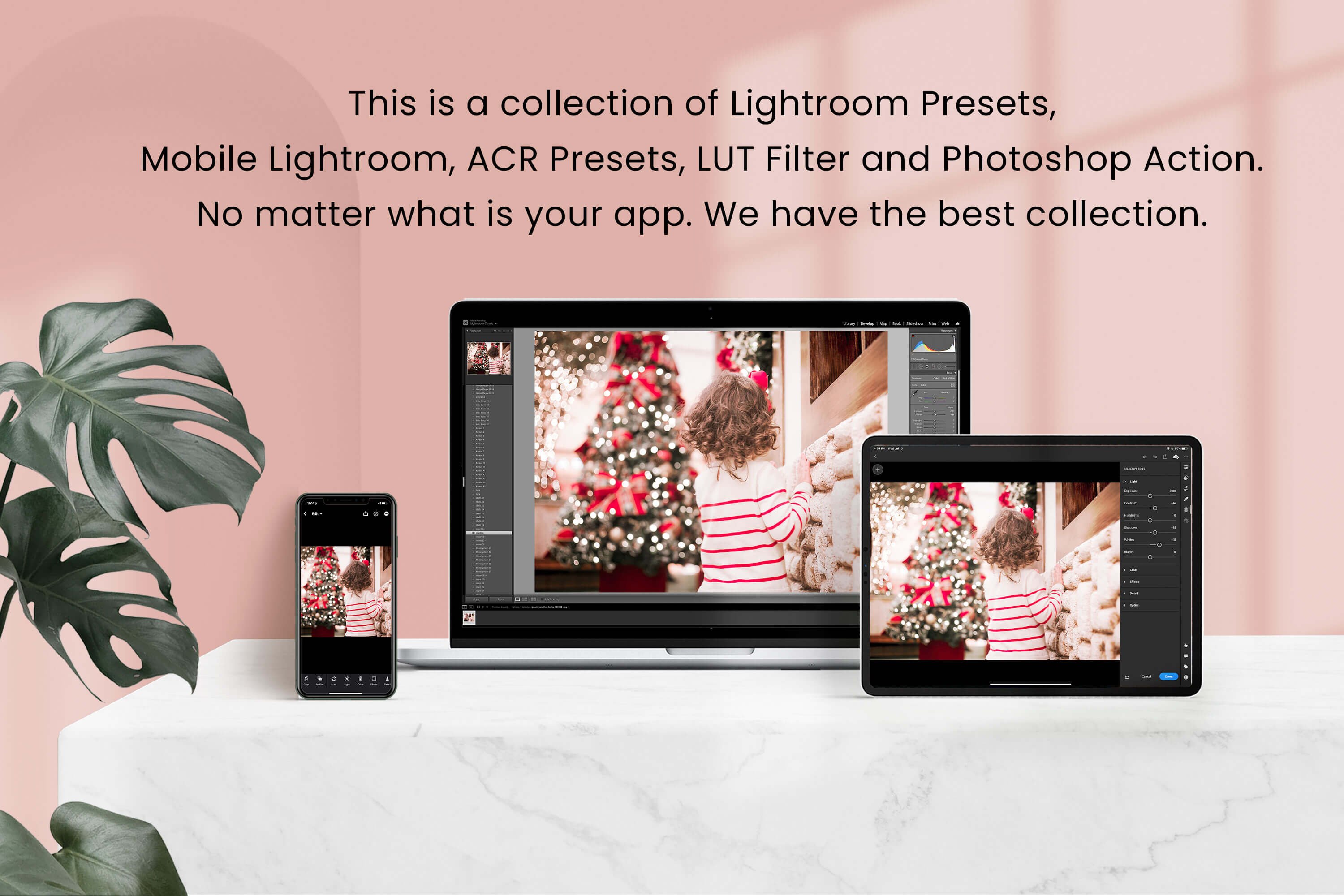 Jingle Bells Lightroom Photoshop LUTpreview image.