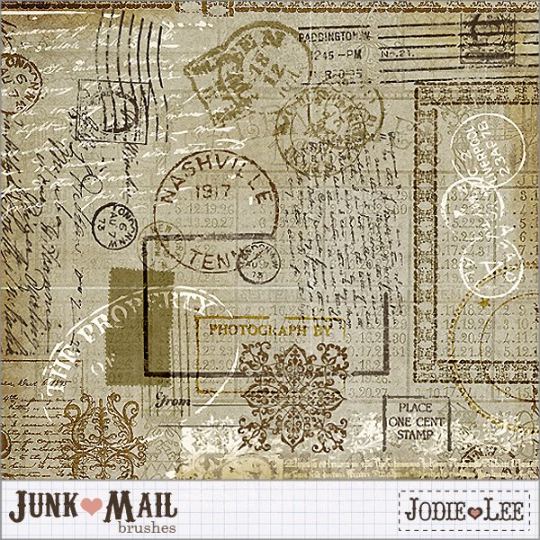 Junk Mail Postage Brushes 1cover image.