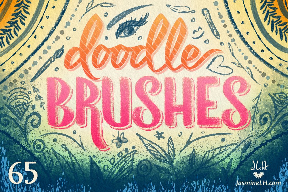 Doodle Brushes for Photoshopcover image.
